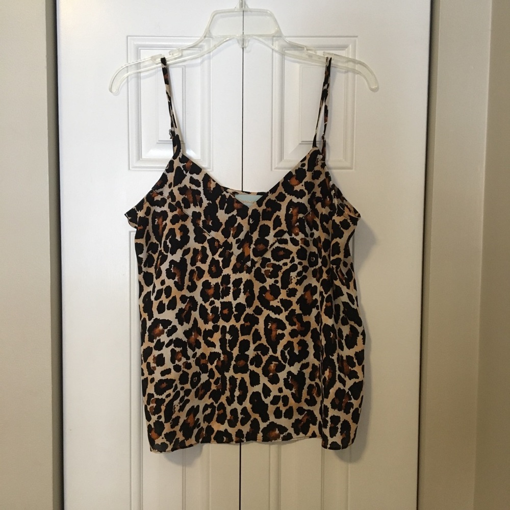 Veronica M Cheetah Print Tank